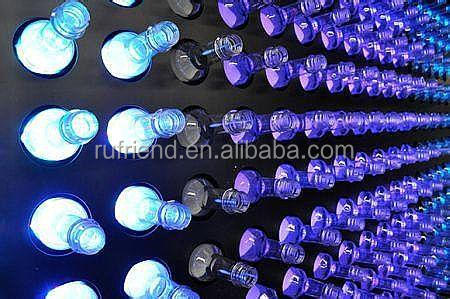主導のボトルのベースアクリル照らされた3本用、 照明徳利ディスプレイ仕入れ・メーカー・工場