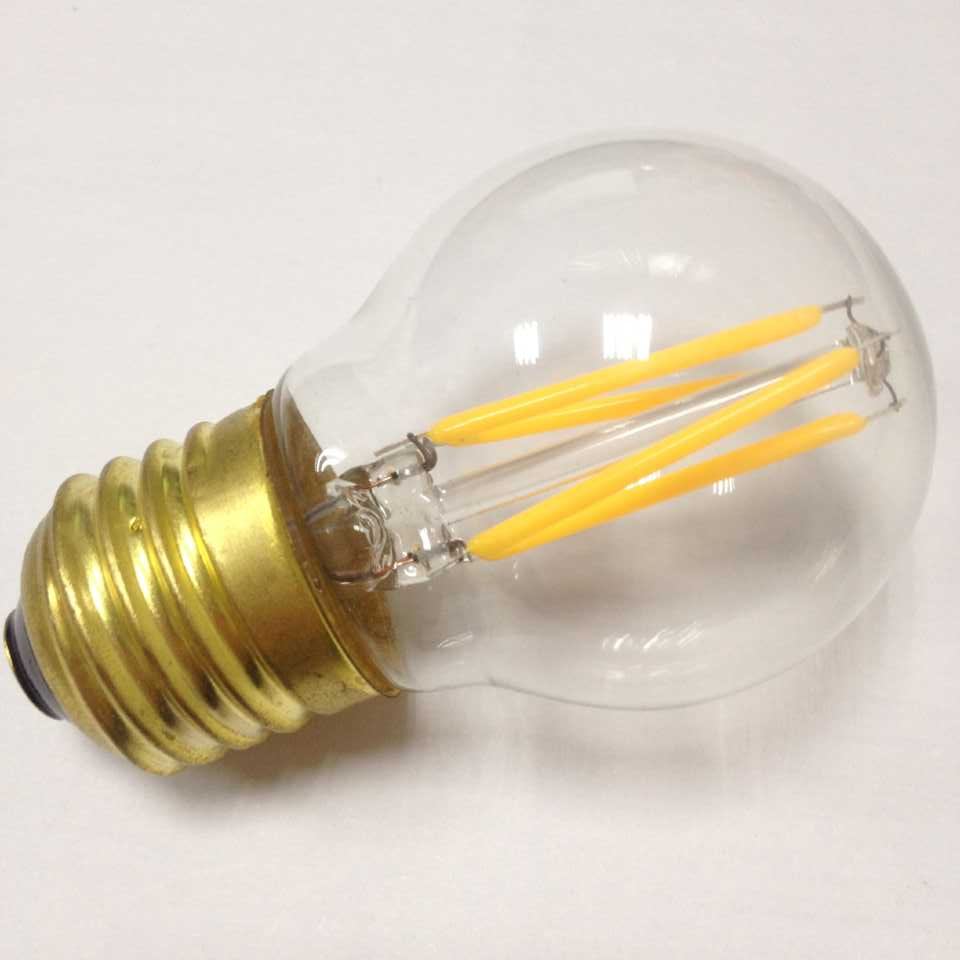 Dimmable Led Mini G45 Globe Bulbs E27 Ce&rohs Led Filament Bulb 2200k