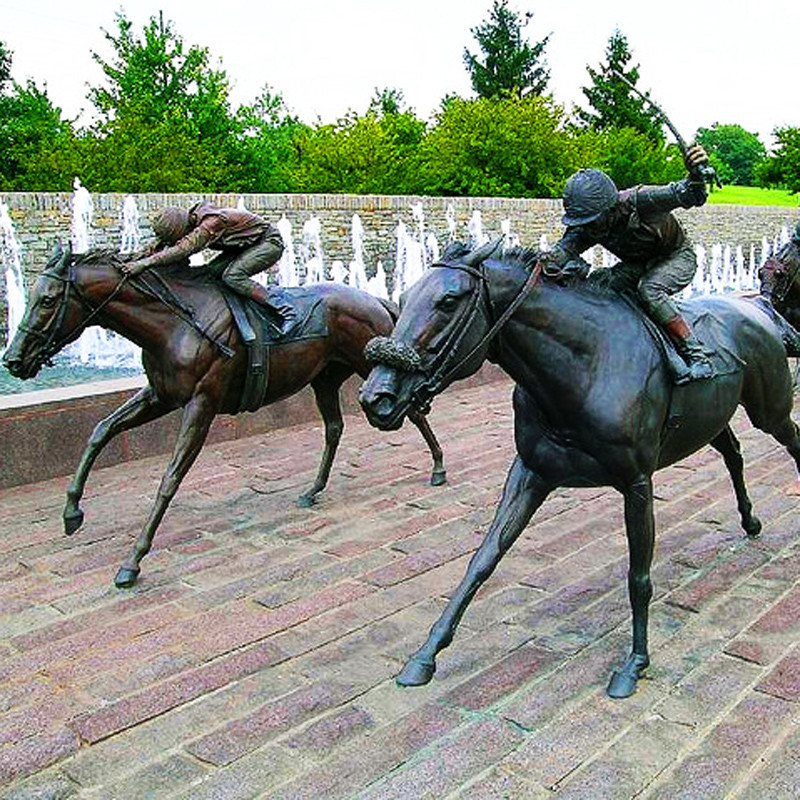 Popular Designs Bronze Sculpture Racing Horse Statue Buy Bronze