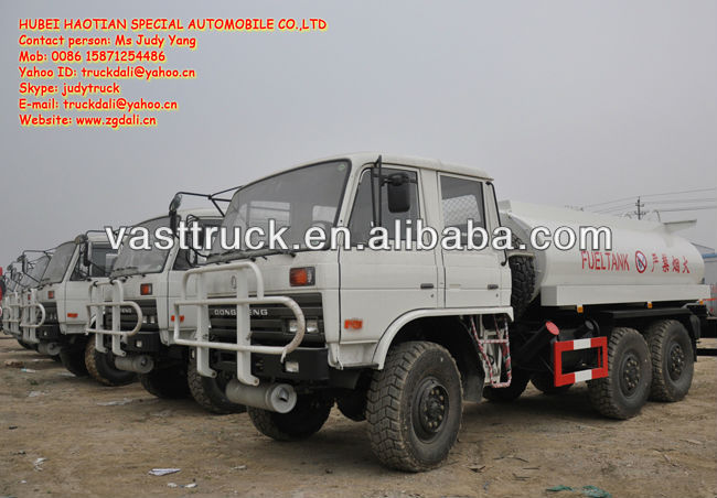military truck 6x6 fuel tank truck