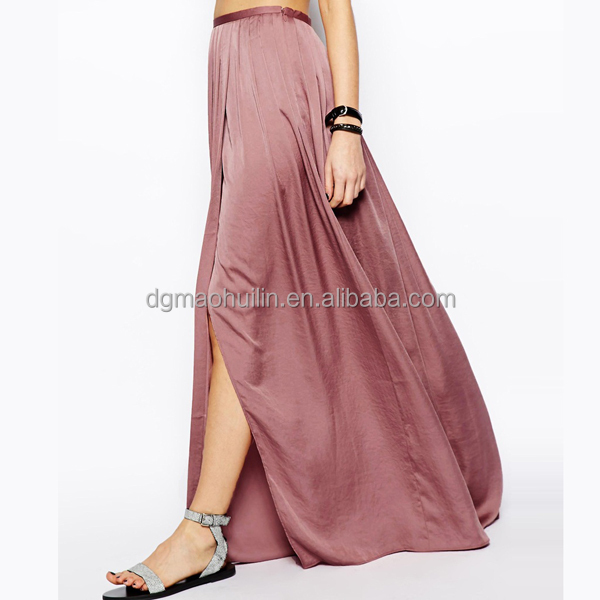 高品質のオリジナルマキシスカートのような絹サリー長いジプシースカート仕入れ・メーカー・工場