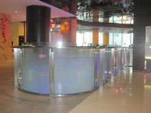 Glass balustrade/balustrade for glass/glass balustrades