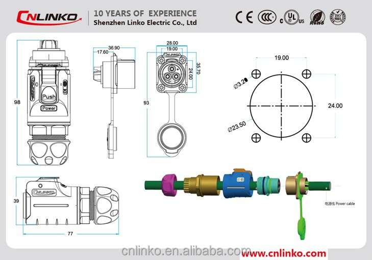 電源装置500wip67電気レセプタクル防水電気レセプタクルタイプレセプタクル仕入れ・メーカー・工場