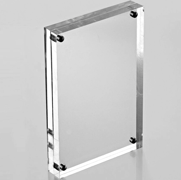 透明アクリル両面フォト/画像フレーム5x7の磁石を使用したガラス絵のフレーム問屋・仕入れ・卸・卸売り
