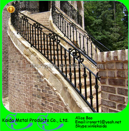 安い錬鉄外装装飾的なホームヴィラの階段の設計問屋・仕入れ・卸・卸売り