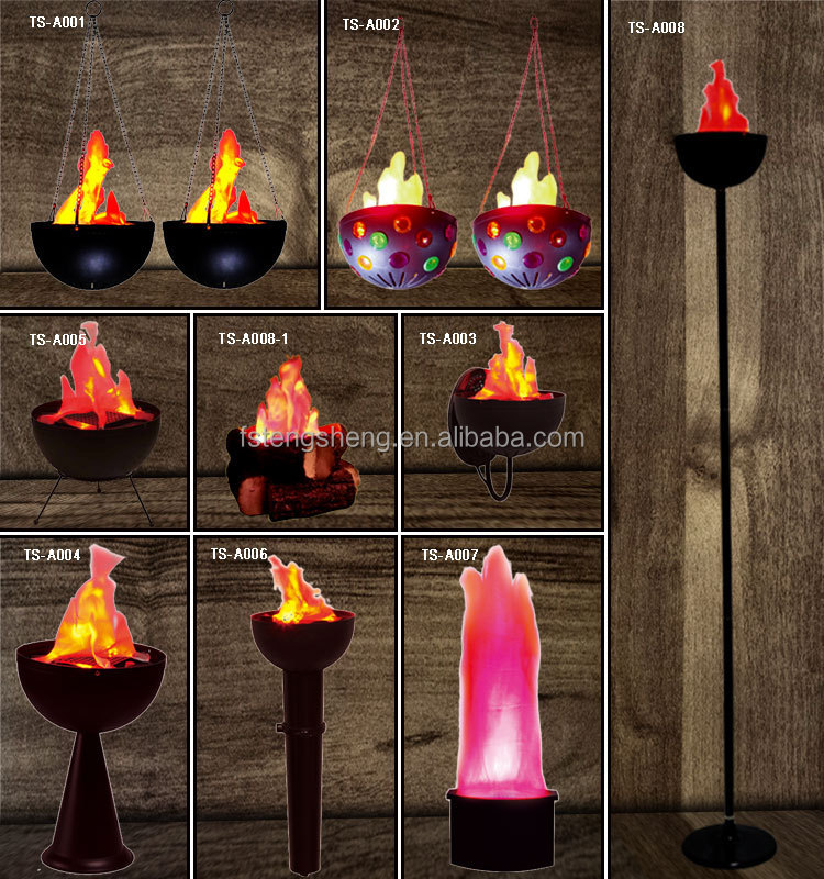 Artificial Making Party Decor Led Fabric Silk Cloth Fake Fire