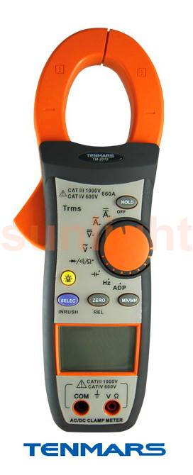 TM-2013 TRMS AC-DC Clamp meter-Sunlight