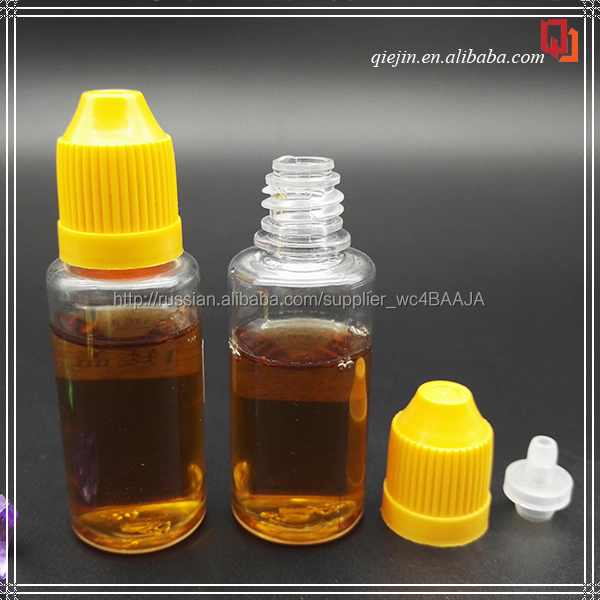 Популярные жидкость ejuice пластиковая бутылка 20 мл ПЭТ ясно недоступном для детей шапки с вилкой