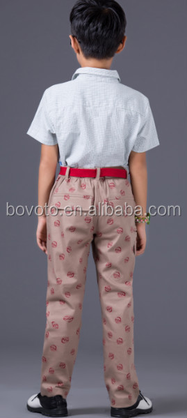 最新の子供のための新しいパンツのデザインパンツ少年新スタイル男の子のズボン仕入れ・メーカー・工場