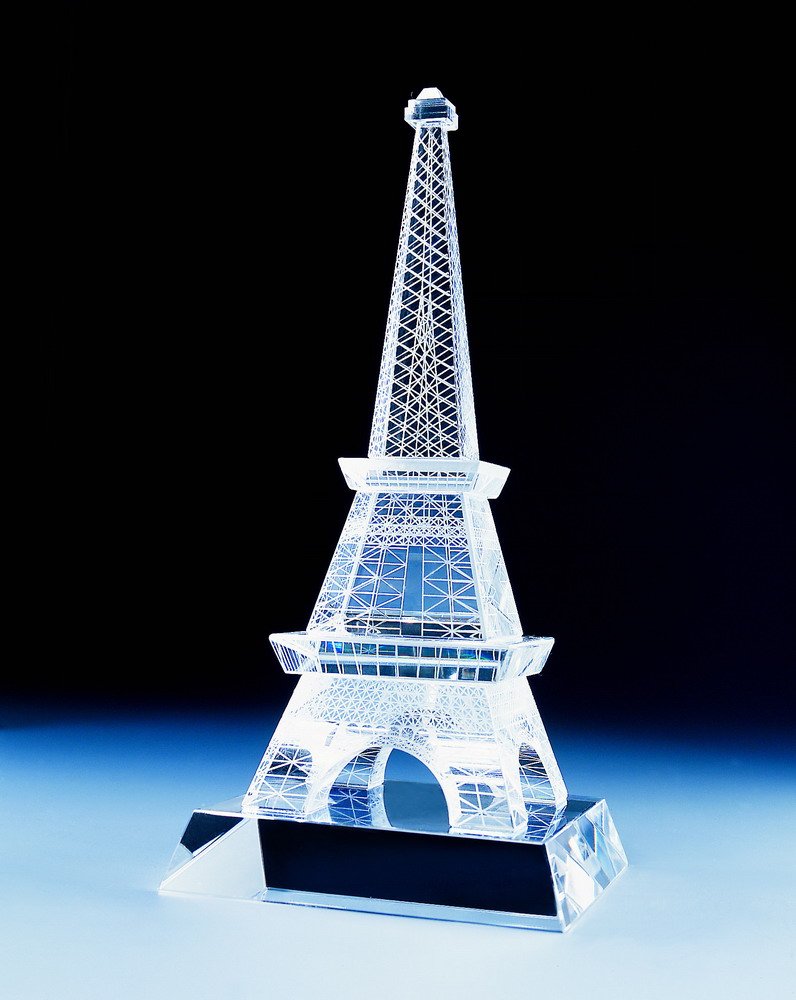 Crystal / Glass France Eiffel Tower Building Model Buy Glass Crafts