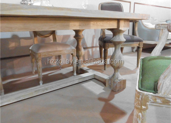 Francés apenada muebles rústicos de madera reciclada restaurante ... Muebles de comedor rustico antiguo