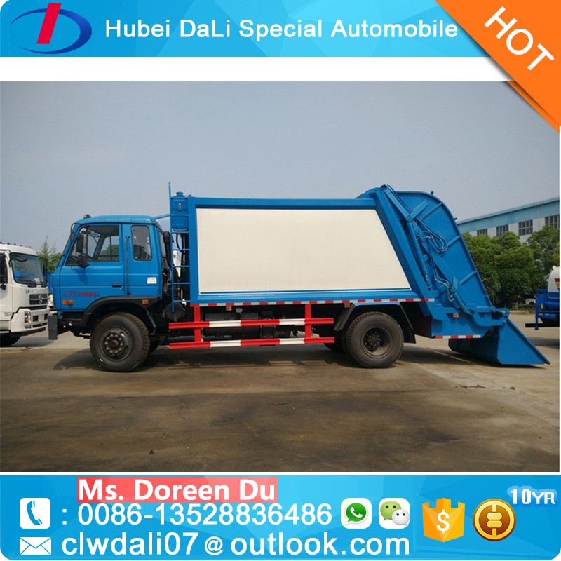 13cbm urban garbage compactor truck 13000L waste compressed truck 5 ton rubbish truck 