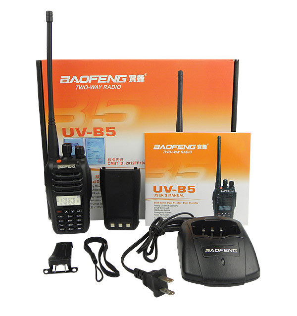 デュアル周波数bf-uvb5uhf+vhfデュアルバンドデュアルディスプレイ5w99chトランシーバーのように双方向のラジオ黒問屋・仕入れ・卸・卸売り