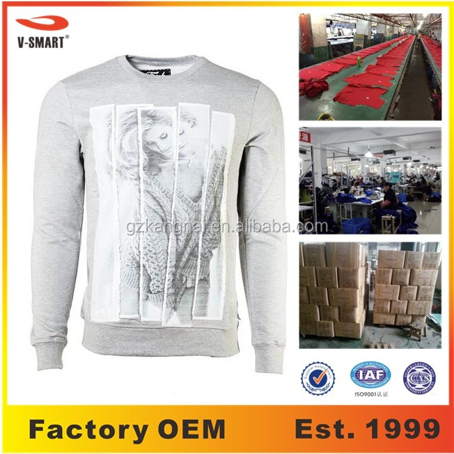 Ch014カスタムロゴを作る卸売クルーネックスウェットシャツ仕入れ・メーカー・工場