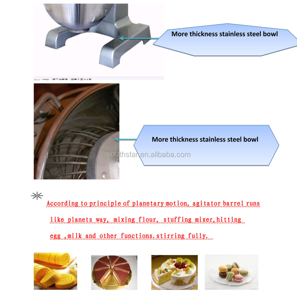 High quality three function planetary Mixer