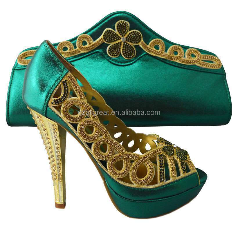 Italian Shoes And Bag Set Bags To Match Women Jpg Ab8331 3 Green