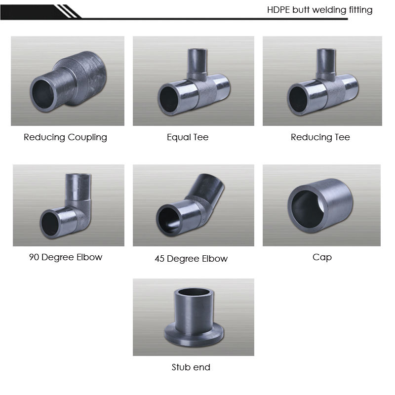 Polyethylene Fitting Pe Pehd Geothermal Pipe Fittings Y Shape Connector