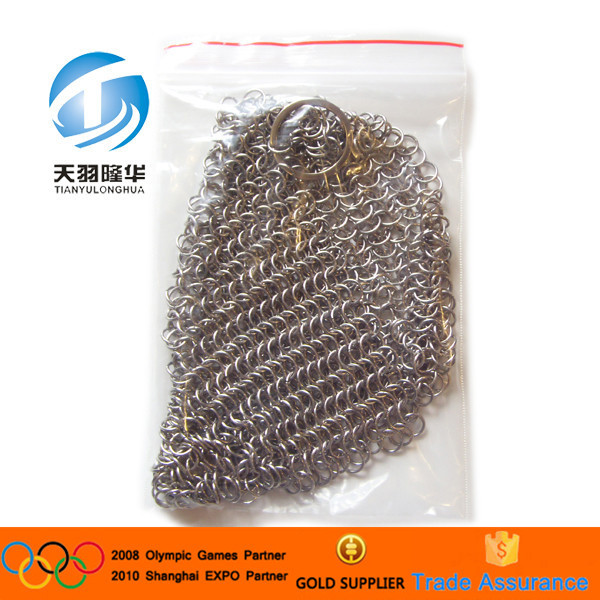 Food grade Stainless steel Weave Type Cast Iron Cleaner