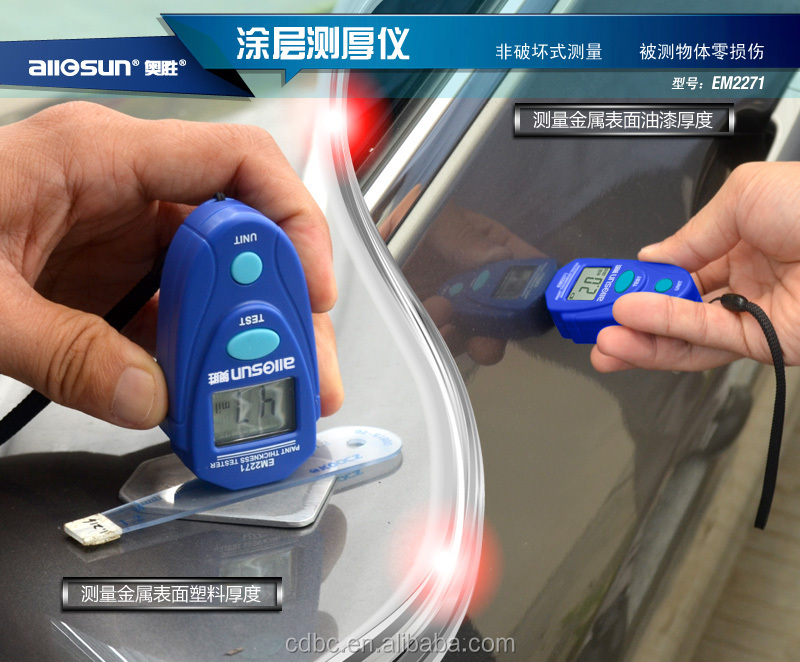 塗料2.0ミリメートル厚さ測定器のゲージまたは80mil仕入れ・メーカー・工場