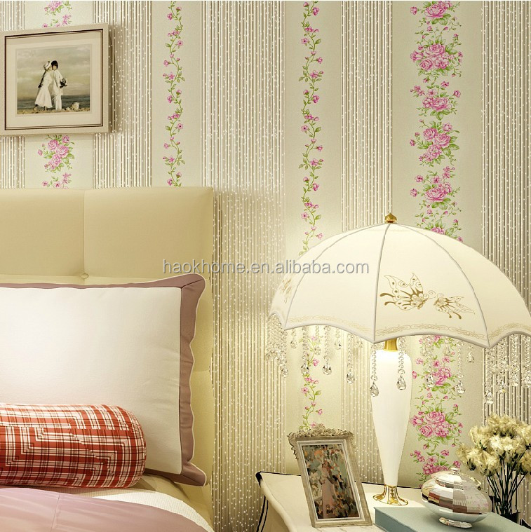 不織布壁紙花の壁紙zf-1060家の装飾のための、 壁カバー、 自己粘着性の壁紙問屋・仕入れ・卸・卸売り