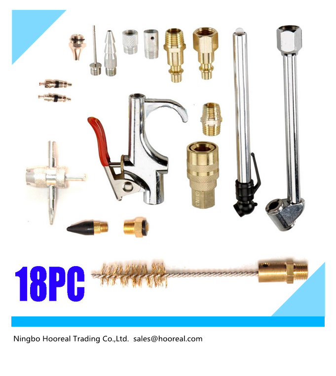 Pneumati18pc Air Tool Quick Connect Brass Air Compressor Hose