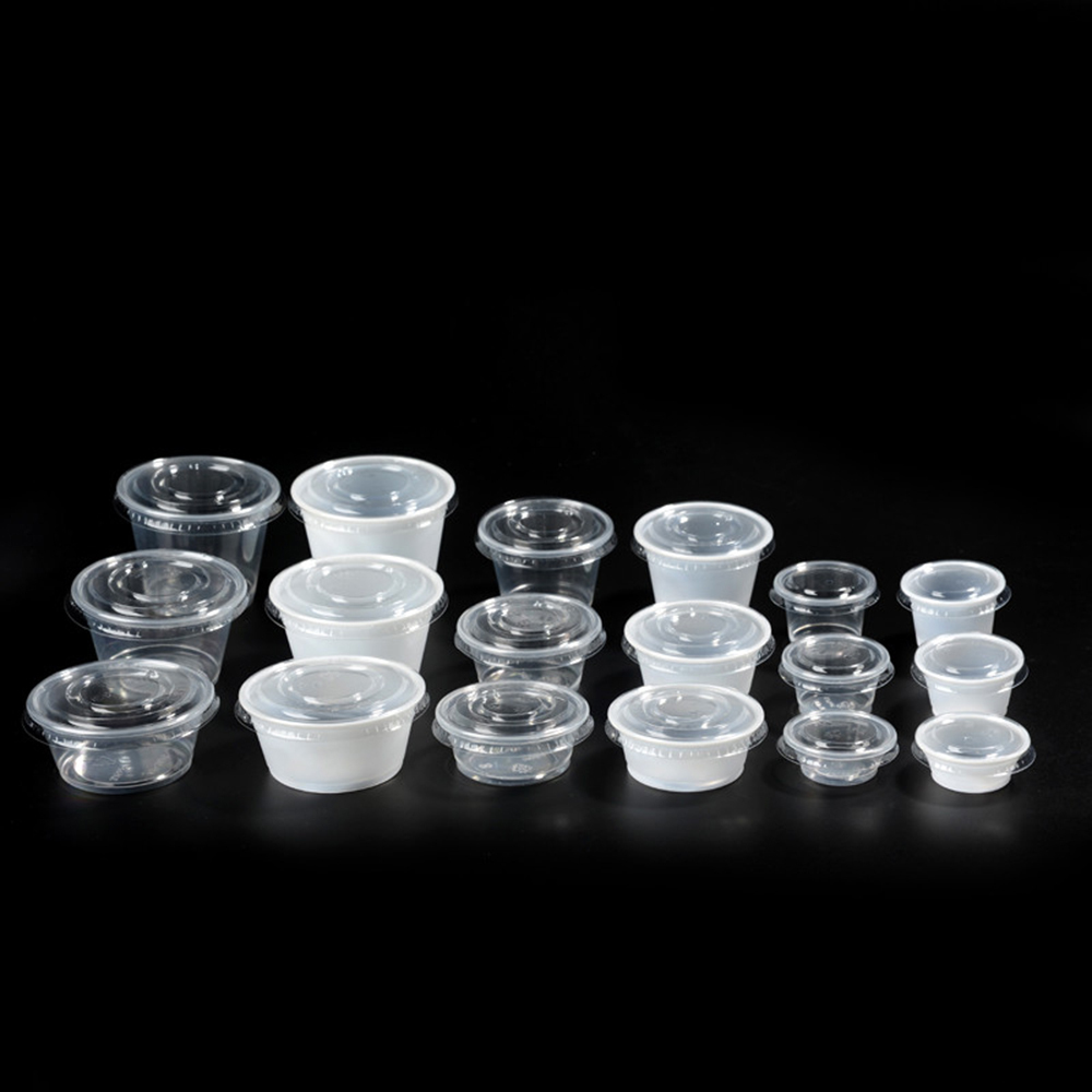 Buy Wholesale China Hot Sale 27ml Disposable Pla Clear Plastic Mini Sauce  Packaging Cup & Plastic Mini Sauce Cup at USD 0.032