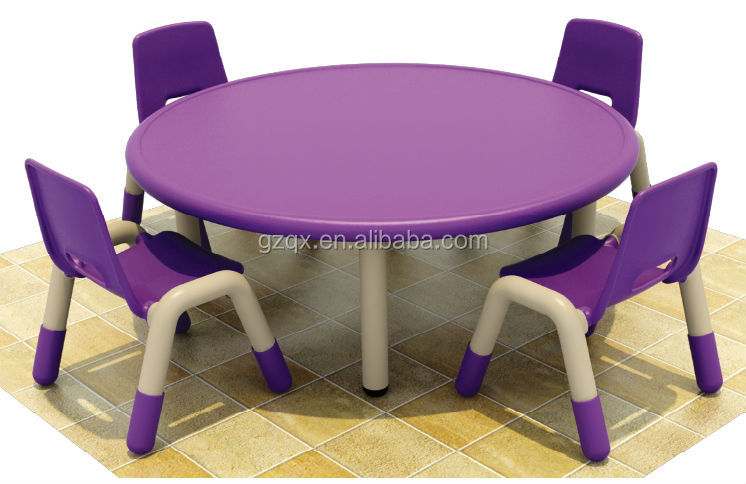 Elegant Purple Color Plastic Chair And Round Table,Kids Homework ... Elegant Purple Color Plastic Chair And Round Table,Kids Homework ...