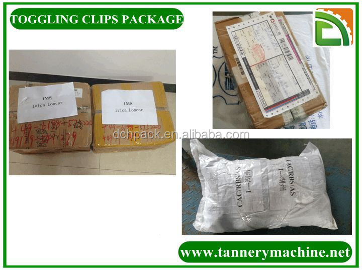 toggling machine spare parts toggle clips for leather tannery
