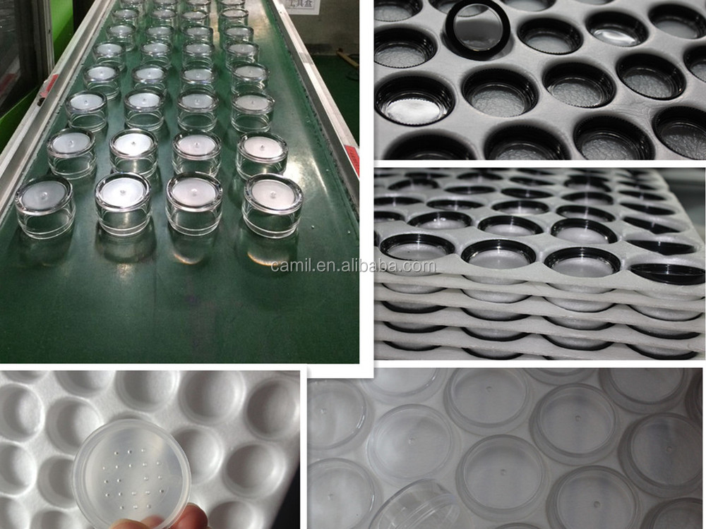 透明な空5g10g明確なルースパウダーの瓶、 化粧品粉体の造粒機仕入れ・メーカー・工場