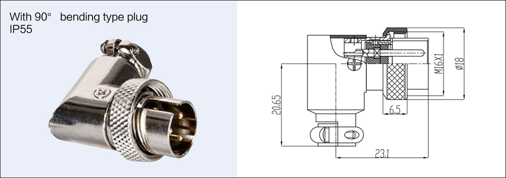 Gx16m165航空ケーブルコネクタピンの金属コネクタplug+socketカプラー仕入れ・メーカー・工場