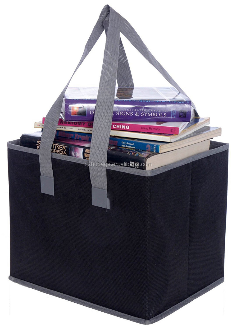 collapsible shopping box bag