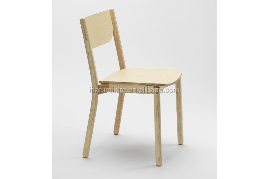木製スタッキングホテルダイニングチェアプロジェクトカフェの木の椅子仕入れ・メーカー・工場