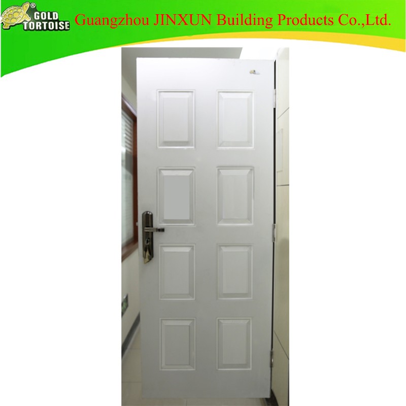 8 Panel Door Steel Entry Door With Wooden Edge For Sale American