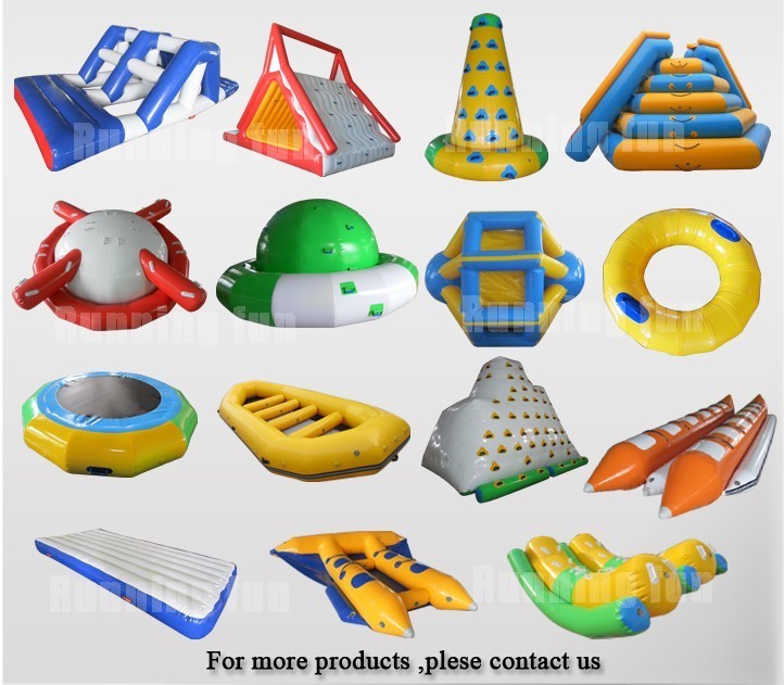 inflatable water launch pad