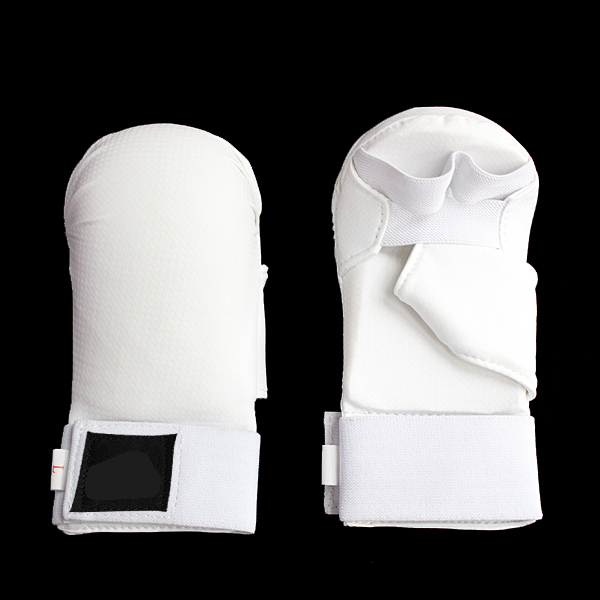 Martial Arts Equipment White Karate Hand Protectors Gloves Buy Karate