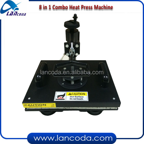 lancoda81コンボ熱プレス機械、 ce認定品、 変更可能ヒーター問屋・仕入れ・卸・卸売り