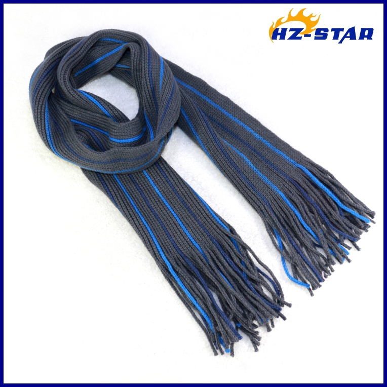 ブルーファッション2015hzm-12016卸し売りチャーミングな縦縞スカーフ仕入れ・メーカー・工場