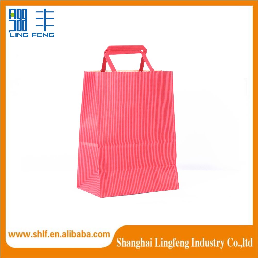 hot sale 2015 colorful kraft paper gift bag