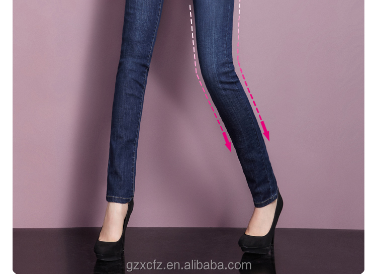 曲がりくねった魅力的な綿100％3043卸売新しいスタイルの女性のジーンズ仕入れ・メーカー・工場