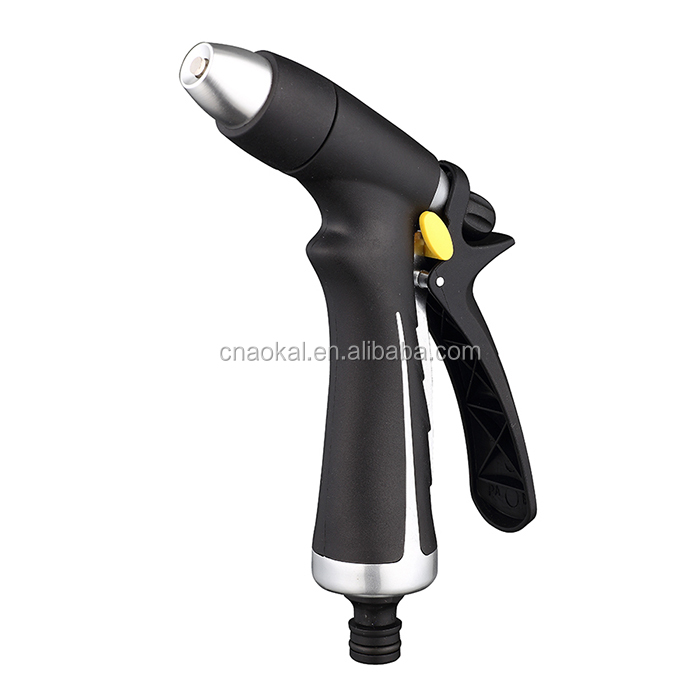 Adjustable Spray Gun Metal Zinc Alloy Tpr High Pressure Water Spray Gun