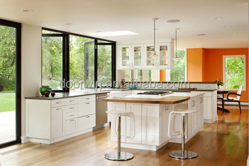 Dubbel glas aluminium tweevoudig ramen voor keuken kast deuren ...