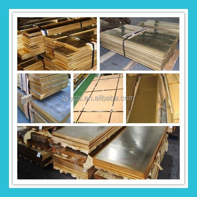 C63000 brass name sheet plate