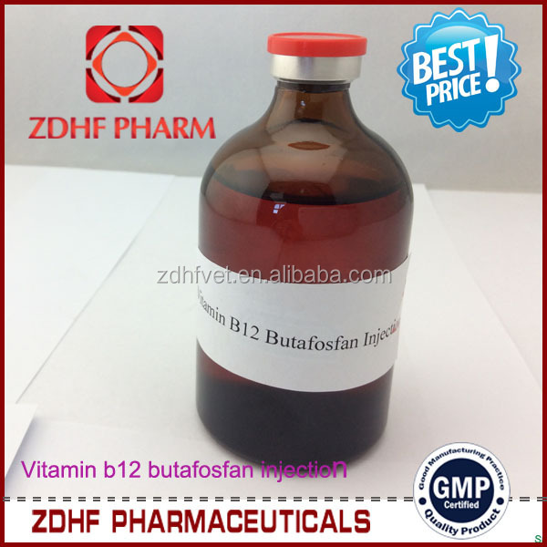 Poultry Cattle Livestock Nutrition Vitamin B12 Butafosfan Injection