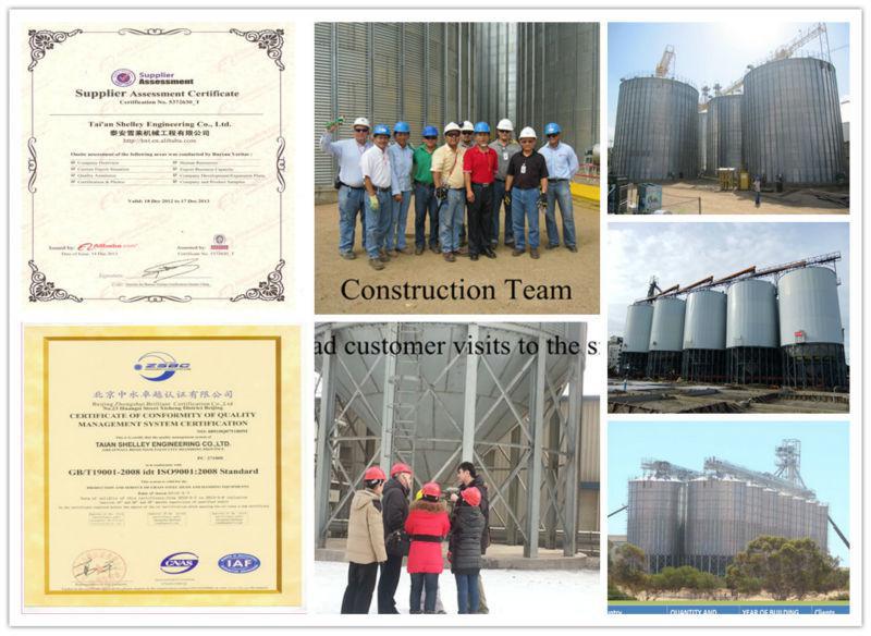 1000t Used Grain Steel Silos For Sale