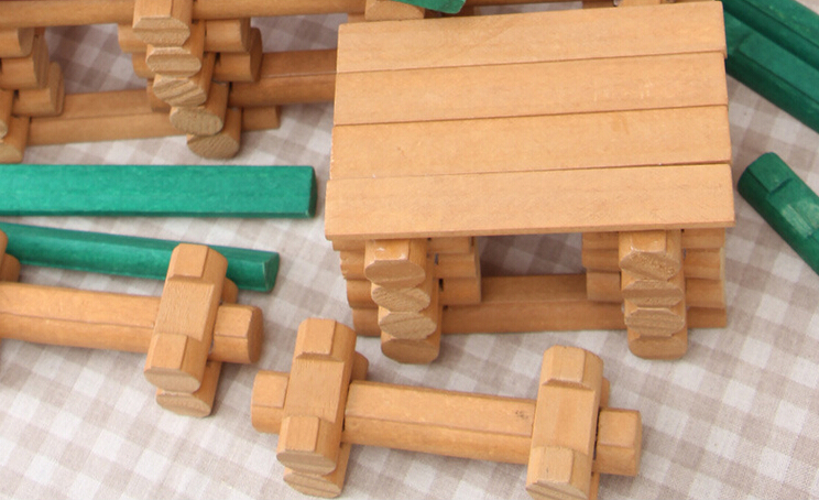 90 grano de cabaña bosque de madera de lincoln house niños ... Creativo cabaña Tela