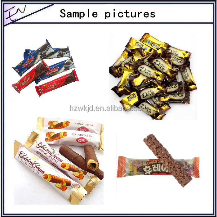 High speed automatic chocolate bar packing machine