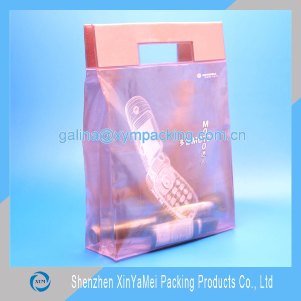 wholesale customized makeup gift toiletry ziplock pvc shopping bag