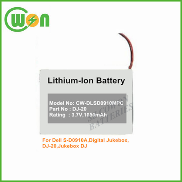 1050mah Replacement Battery For Dell Dj20 Sd0910a Digital Jukebox Dj
