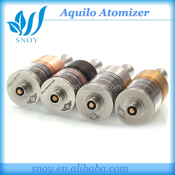 2014 Best quality modern design e cigarette Aquilo Atomizer clone rda aqulio atomizer for mechanical mod