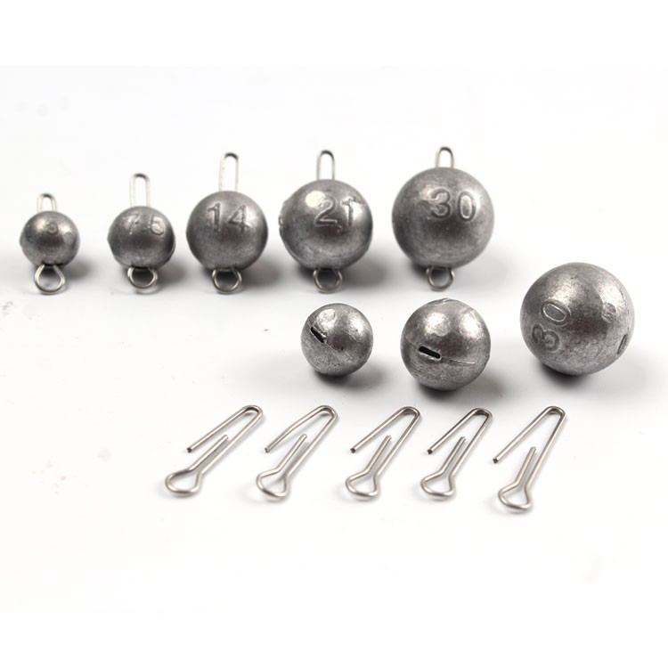 Cheap Fishing Tackle Ball Type Fishing Sinker Lead Fishing Weights